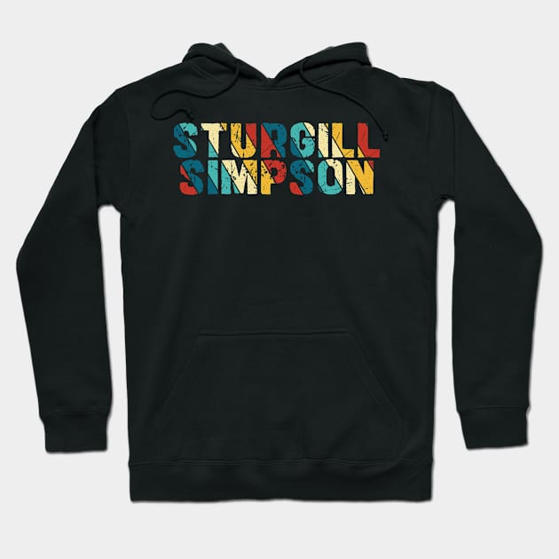 Retro Color - Sturgill Simpson Hoodie by Arestration